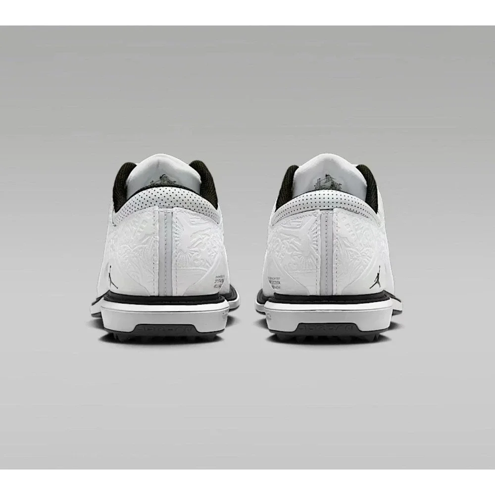 NEW Nike Air Jordan ADG 5 Mens‎ Size 9 Low White Black Golf FQ7874-102 RARE